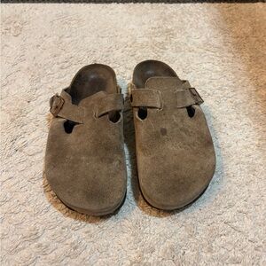 Birkenstock Brown Suede Men's Sandals